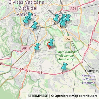 Mappa Via Tazio Nuvolari, 00142 Roma RM, Italia (4.50545)