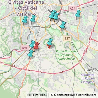 Mappa Via Tazio Nuvolari, 00142 Roma RM, Italia (4.52091)
