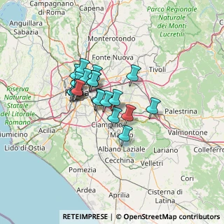 Mappa Via di Tor Vergata, 00173 Roma RM, Italia (9.8925)
