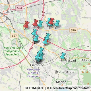 Mappa Via di Tor Vergata, 00173 Roma RM, Italia (3.2335)