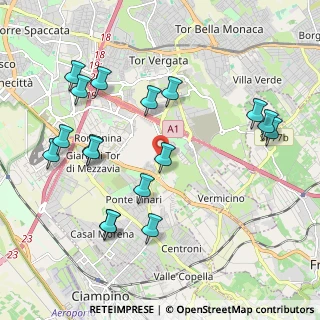 Mappa Via di Tor Vergata, 00173 Roma RM, Italia (2.37235)