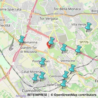 Mappa Via di Tor Vergata, 00173 Roma RM, Italia (2.68091)