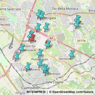 Mappa Via di Tor Vergata, 00173 Roma RM, Italia (2.36789)