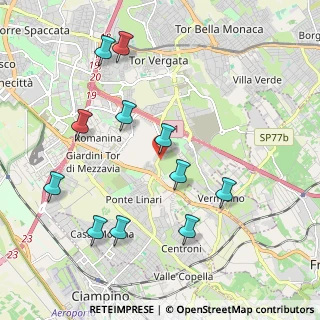 Mappa Via di Tor Vergata, 00173 Roma RM, Italia (2.29273)
