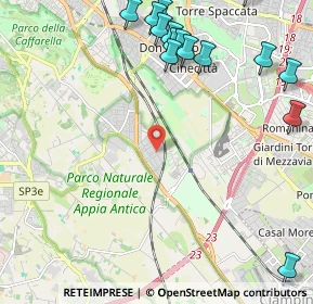 Mappa Via Taurianova, 00178 Roma RM, Italia (3.06467)