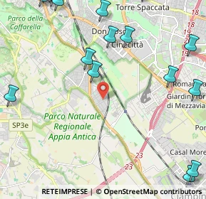 Mappa Via Taurianova, 00178 Roma RM, Italia (3.45294)