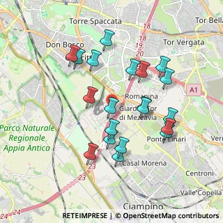 Mappa Via San Nicola dell'Alto, 00173 Roma RM, Italia (1.871)