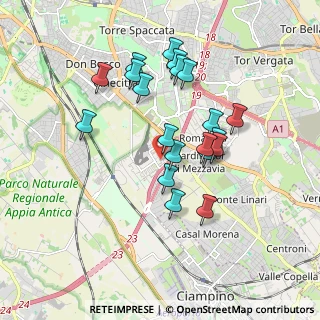 Mappa Via San Nicola dell'Alto, 00173 Roma RM, Italia (1.7325)