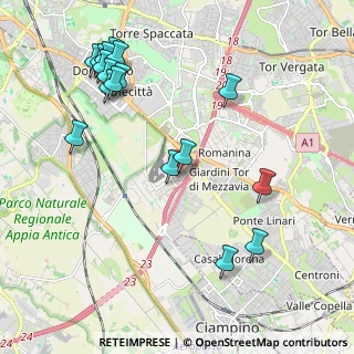 Mappa Via San Nicola dell'Alto, 00173 Roma RM, Italia (2.55765)