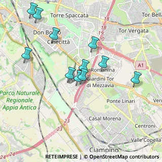 Mappa Via San Nicola dell'Alto, 00173 Roma RM, Italia (2.01727)