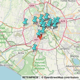 Mappa Della, 00144 Roma RM, Italia (6.88316)