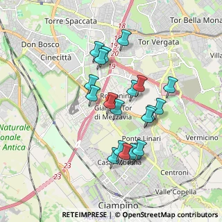 Mappa Via Ruggero Jacobbi, 00173 Roma RM, Italia (1.701)