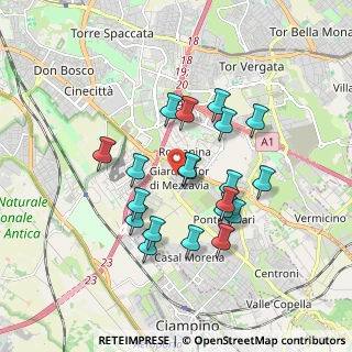 Mappa Via Ruggero Jacobbi, 00173 Roma RM, Italia (1.6725)
