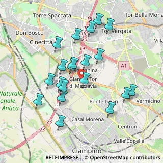 Mappa Via Ettore Manni, 00173 Roma RM, Italia (1.932)