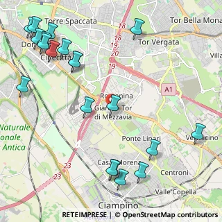 Mappa Via Ettore Manni, 00173 Roma RM, Italia (3.076)