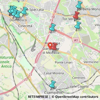 Mappa Via Ruggero Jacobbi, 00173 Roma RM, Italia (3.57)