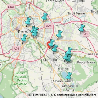 Mappa Via Ruggero Jacobbi, 00173 Roma RM, Italia (8.01)