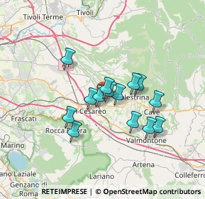 Mappa 00030 Zagarolo RM, Italia (5.49)