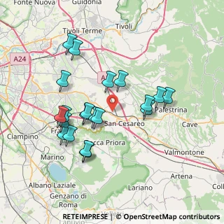 Mappa Via Mincio, 00030 San Cesareo RM, Italia (7.432)