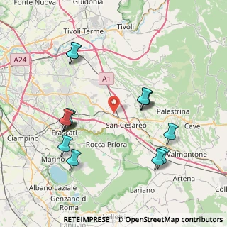 Mappa Via Mincio, 00030 San Cesareo RM, Italia (8.84143)