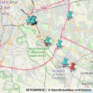 Mappa Via San Giovanni in Fiore, 00178 Roma RM, Italia (4.72909)
