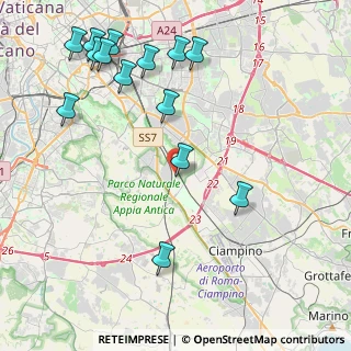 Mappa Via San Giovanni in Fiore, 00178 Roma RM, Italia (5.38929)