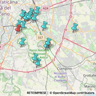 Mappa Via San Giovanni in Fiore, 00178 Roma RM, Italia (5.21529)