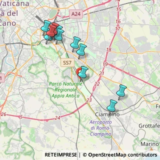 Mappa Via San Giovanni in Fiore, 00178 Roma RM, Italia (4.60667)