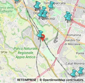 Mappa Via San Giovanni in Fiore, 00178 Roma RM, Italia (3.0075)