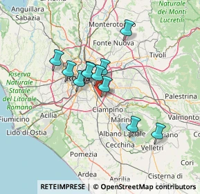 Mappa Vicolo delle Capannelle, 00178 Roma RM, Italia (10.99636)