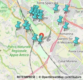 Mappa Vicolo delle Capannelle, 00178 Roma RM, Italia (2.26947)