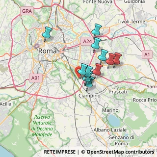 Mappa Vicolo delle Capannelle, 00178 Roma RM, Italia (5.32417)