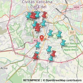 Mappa Viale dell'Urbanistica, 00144 Roma RM, Italia (3.8825)
