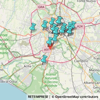 Mappa Viale dell'Urbanistica, 00144 Roma RM, Italia (6.97263)