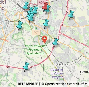 Mappa Via Carfizzi, 00178 Roma RM, Italia (5.08692)