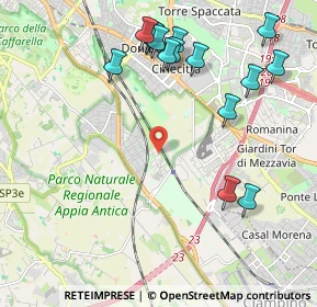 Mappa Via Carfizzi, 00178 Roma RM, Italia (2.53467)