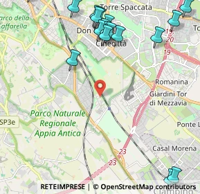 Mappa Via Carfizzi, 00178 Roma RM, Italia (3.06833)