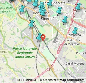 Mappa Via Carfizzi, 00178 Roma RM, Italia (3.2735)