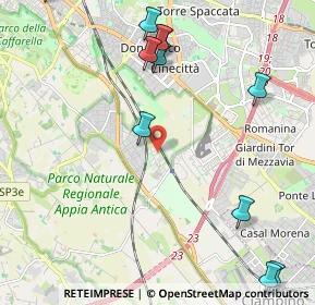 Mappa Via Carfizzi, 00178 Roma RM, Italia (2.95)