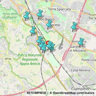 Mappa Via Carfizzi, 00178 Roma RM, Italia (1.71182)