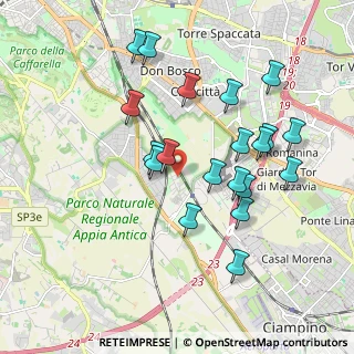 Mappa Via Carfizzi, 00178 Roma RM, Italia (1.9635)