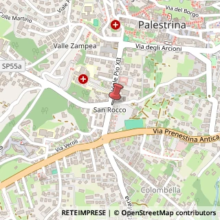 Mappa Via Madonna dell'Aquila, 67, 00036 Palestrina, Roma (Lazio)
