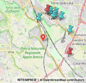 Mappa Via Siderno, 00178 Roma RM, Italia (2.48182)