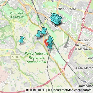 Mappa Via Siderno, 00178 Roma RM, Italia (1.7755)