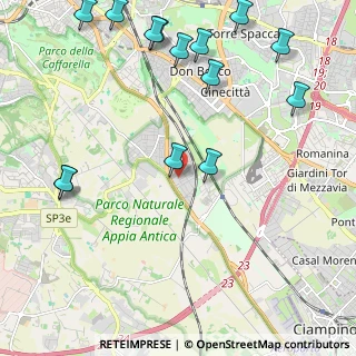 Mappa Via Siderno, 00178 Roma RM, Italia (2.95643)