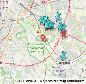 Mappa Via Siderno, 00178 Roma RM, Italia (3.152)