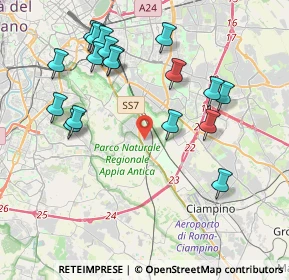 Mappa Via Siderno, 00178 Roma RM, Italia (4.54167)