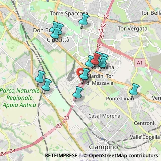 Mappa Via del Casale Revori, 00173 Roma RM, Italia (1.71533)