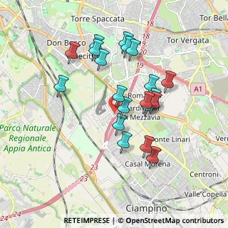 Mappa Via del Casale Revori, 00173 Roma RM, Italia (1.7615)