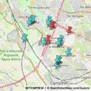 Mappa Via del Casale Revori, 00173 Roma RM, Italia (1.9135)
